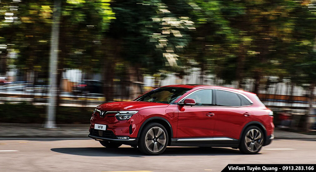 Thời gian tăng tốc VinFast VF8 lên 100km/h